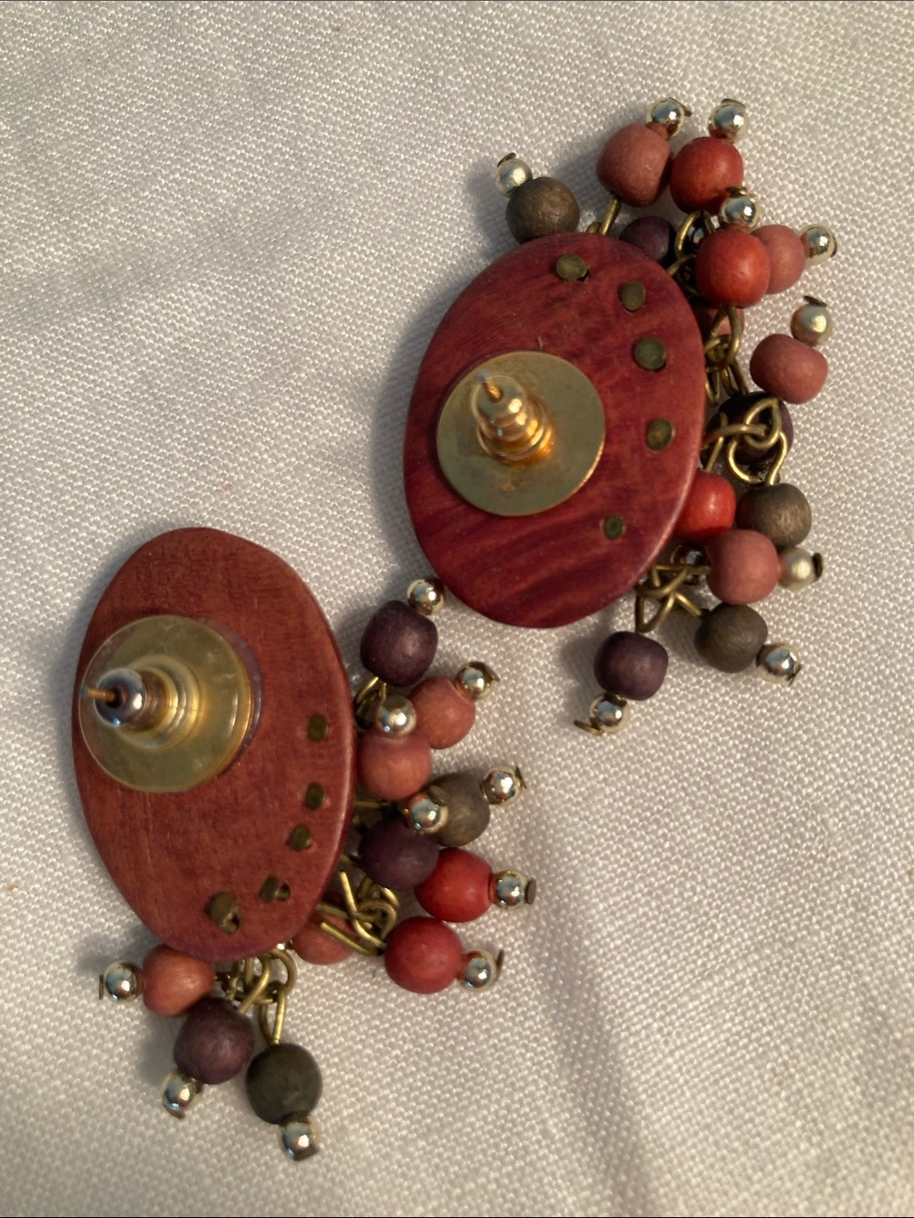 Large bundle of exotic wood earrings and bracelets - Picture 6 of 16